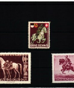 Schweiz Soldatenmarken, Dragoner Schwadron Aktivdienst 1939 1940 DRAG. SCHW.
