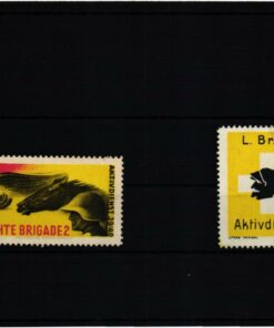 Schweiz Soldatenmarken, LEICHTE BRIGADE L.BR. AKTIVDIENST 1939 1940