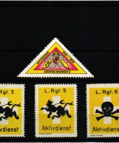 Schweiz Soldatenmarken, LEICHTES REGIMENT L.RGT. AKTIVDIENST 1939 1941