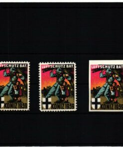 Schweiz Soldatenmarken, LUFTSCHUTZ BAT. KONIZ 1939