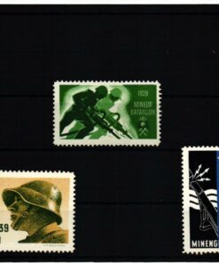 Schweiz Soldatenmarken, MINIEUR BATAILLON; MINENGRUPPE; MI. KP. 1939