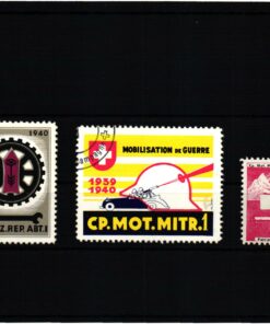 Schweiz Soldatenmarken, MOTFZ.REP.ABT. MOBILISATION GUERRE 1939 1940