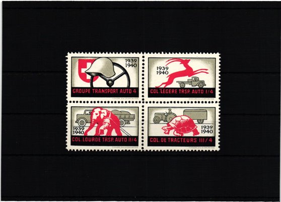 Schweiz Soldatenmarken, Groupe Transport Auto 1939 1940