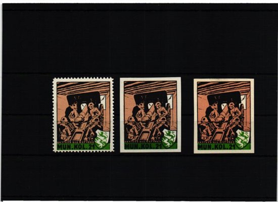 Schweiz Soldatenmarken, Mun.Kol. Munition Kolonne 1940