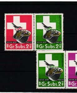 Schweiz Soldatenmarken, GR.Subs. Cp.Subs. Col.Auto.Subs. 1939-40