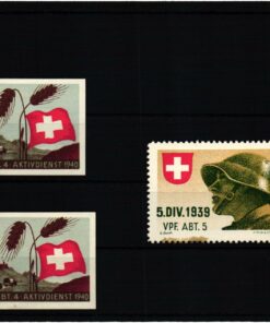 Schweiz Soldatenmarken, Vpf.Abt. Verpflegungs Abteilung Kohldampf 1939 1940
