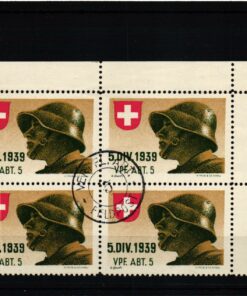 Schweiz Soldatenmarken, Vpf.Abt. Verpflegungs Abteilung 1939 ges.