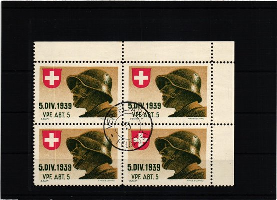 Schweiz Soldatenmarken, Vpf.Abt. Verpflegungs Abteilung 1939 ges.