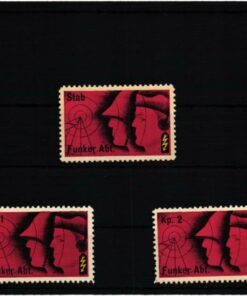 Schweiz Soldatenmarken, Fk.Abt. 1939 Funker Abteilung Stab, Kp.1 Kp.2
