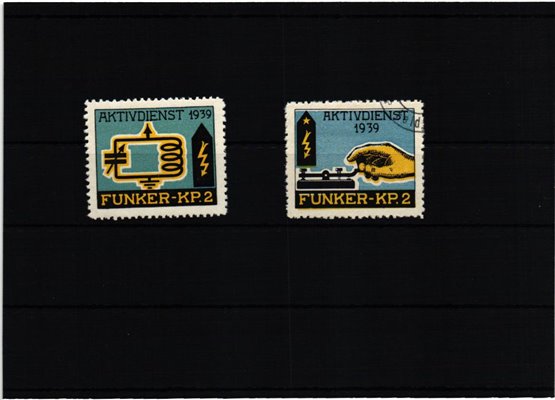 Schweiz Soldatenmarken, Fk.KP. 1939 Funker Kompanie Cp Radio 1939