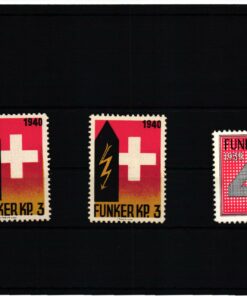 Schweiz Soldatenmarken, Fk.KP. 1939 Funker Kompanie Cp Radio 1940