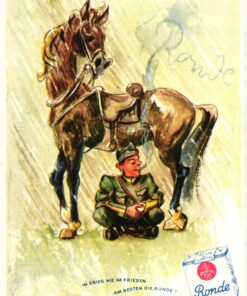 Schweiz Feldpostkarte, Krieg wie im Frieden Ronde Cigarettes