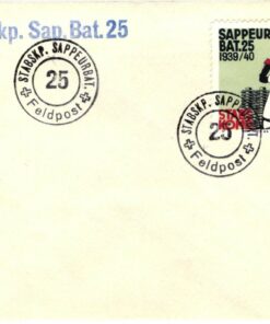 Schweiz Soldatenmarken, Sappeur.Bat.25 1939-1940 Stabskp. Sppeurbat.