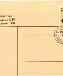 Schweiz Soldatenmarken, Kriegsmobilmachtung 1939, CP.TG.1 1940 Telegraphe