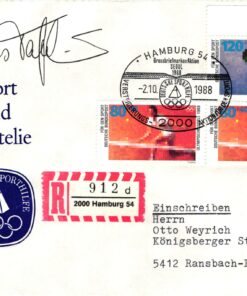 Deutschland, Sport, Mi. 1354-55 SST Reko, Olympia Seoul 1988 Tafelmeier Klaus Turmspringen Tennis 