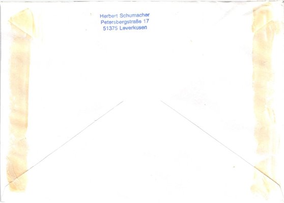 Deutschland, Sport, Mi. 1862-63 Nachnahme FDC Kiel 100 Jahre  Olympische Spiele Segel Olympiade – Bild 2