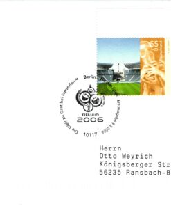 Deutschland, Sport, Mi. 2519 FIFA Fußball WM Berlin Gast bei Freunden