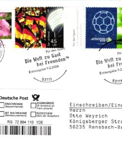 Deutschland, Sport, Mi. 2517+21 FIFA Fußball WM Bonn 2006 Reko Gast bei Freunden USA