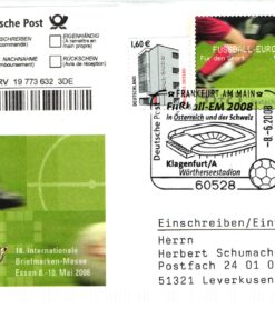 Deutschland, Sport, Mi. 2650 Reko 2008 Fußball EM 2008 Klagenfurt Österreich