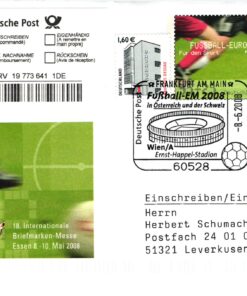 Deutschland, Sport, Mi. 2650 Reko 2008 Fußball EM 2008 Wien Österreich Happel Stadion