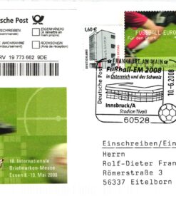 Deutschland, Sport, Mi. 2650 Reko 2008 Fußball EM 2008 Innsbruck Tivoli Stadion
