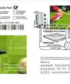 Deutschland, Sport, Mi. 2650 Reko 2008 Fußball EM 2008 Salzburg Stadion 