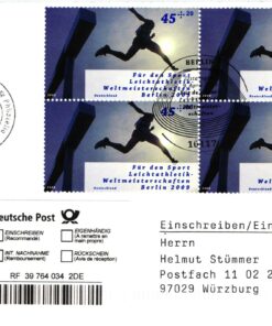 Deutschland, Sport, Mi. 2727 Reko 2009 Leichtathletik WM Berlin