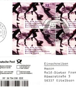 Deutschland, Sport, Mi. 2728 Reko 2009 Leichtathletik WM Berlin