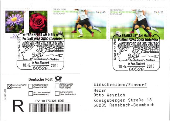 Deutschland, Sport, 2010 Fußball WM Frankfurt Serbien Soccer Port Elisabeth Südafrika