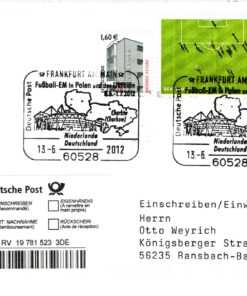 Deutschland, Sport, Mi. 2924 FDC 2012 Niederlande Fußball EM Soccer