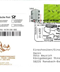 Deutschland, Sport, Mi. 2924 FDC 2012 Portugal Spanien Fußball EM Soccer