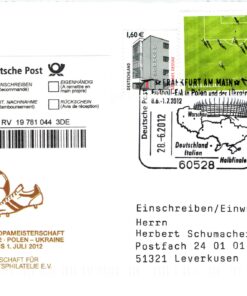 Deutschland, Sport, Mi. 2924 FDC 2012 Deutschland Italien Fußball EM Soccer