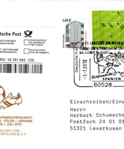 Deutschland, Sport, Mi. 2924 FDC 2012 Europameister Spanien Fußball EM Soccer