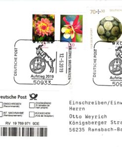Deutschland, Sport, Mi. 3235 2019 1. FC Köln Aufstieg Fußball Soccer 
