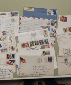 USA Airmail Luftpost 22 pz. 1950-1993 meist nach Europa gelaufen