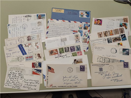 USA Airmail Luftpost 22 pz. 1950-1993 meist nach Europa gelaufen