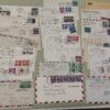 USA Airmail Luftpost 25 pz. 1946-1962 meist nach Europa gelaufen