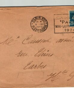 France, Paris 1924, Flier Paris Place Chopin 1923 Jeux Olympiques, Olympic Games, Olympia, JO