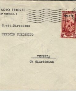 Trieste A AMG FTT, Busta Lavoro 25 Lire Venezia