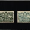 Poster stamp cinderella Vignette Courses Canots Automobiles Auto Schiffe Rennen Monaco 1907