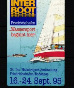 Poster stamp cinderella Vignette Interboot Friedrichshafen Wassersport 1995