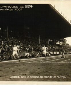CPA Olympic Jeux olympiques Paris 1924 Liddel 400m Record AN 417 Soccer Fußball Olympic Games