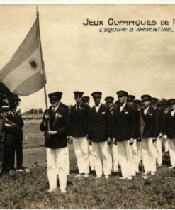 CPA Olympic Jeux olympiques Paris 1924 Argentine Equipe AN 352 Opening Ceremony Olympic Games