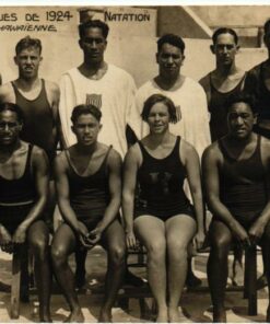CPA Olympic Jeux olympiques Paris 1924 Equipe Hawaienne Natation AN 334 Swimming Olympic Games