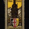 Poster stamp cinderella Vignette Sport Turnverein Turnhalle Baustein Innsbruck 