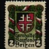 Poster stamp cinderella Vignette Sport Turnhalle Baufond Brixen Turnverein 