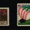 Poster stamp cinderella Vignette Sport Reklamemarke Olympic Olimpici Los Angeles 1932 Norge Norway Olympique