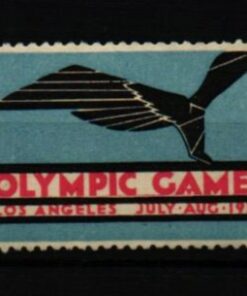 Poster stamp cinderella Vignette Sport Reklamemarke Olympic Games Los Angeles 1932 Olympique