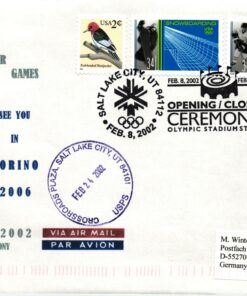 USA cover 2002 Salt Lake City Olympic Games Opening Closing Ceremonies Torino 2006