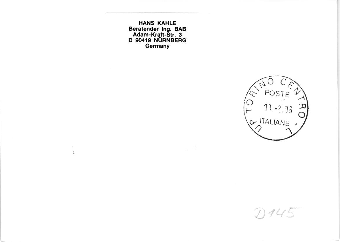 Italy, Torino 2006 Lufthansa Frankfurt-Turin LH 4014 Sonderflug, Olympische Winterspiele, Olympic Winter Games – Bild 2